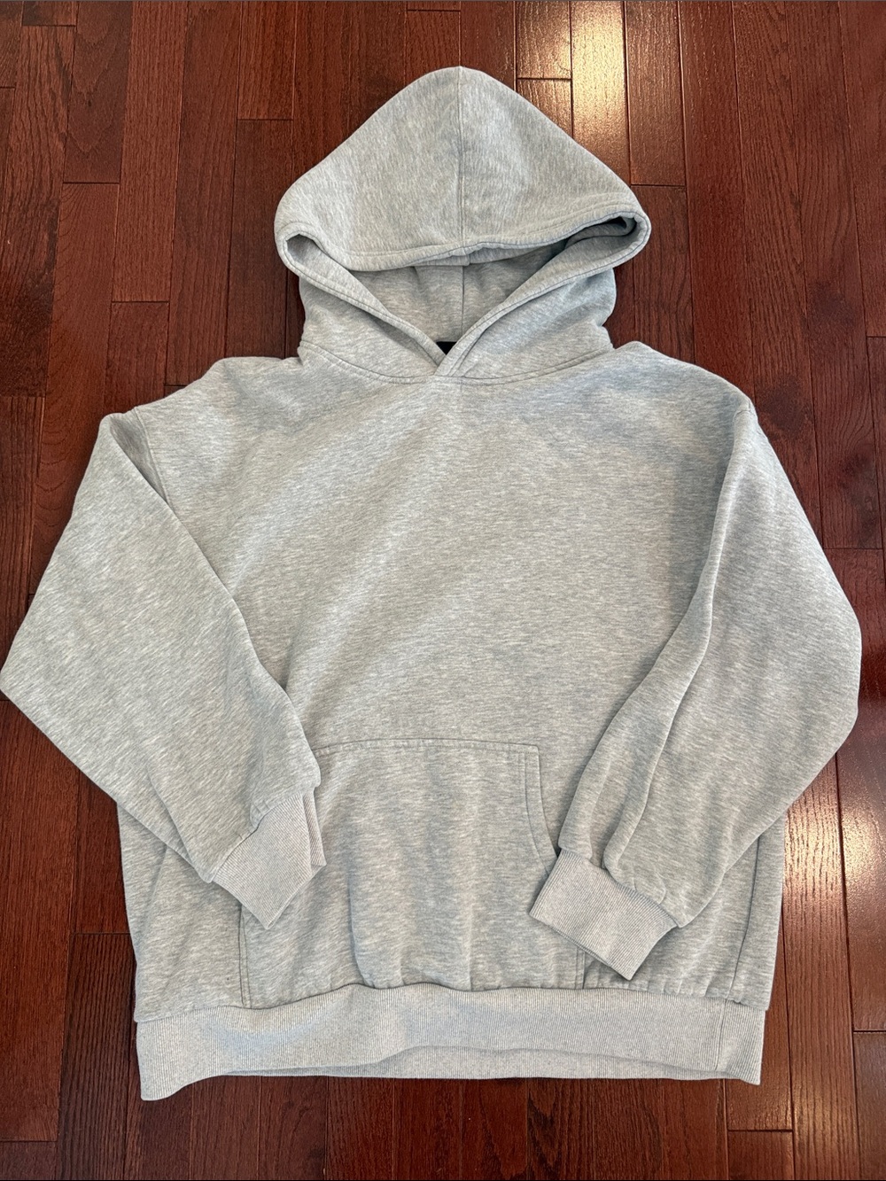 Unbranded Light Gray Crewneck Hoodie for Men